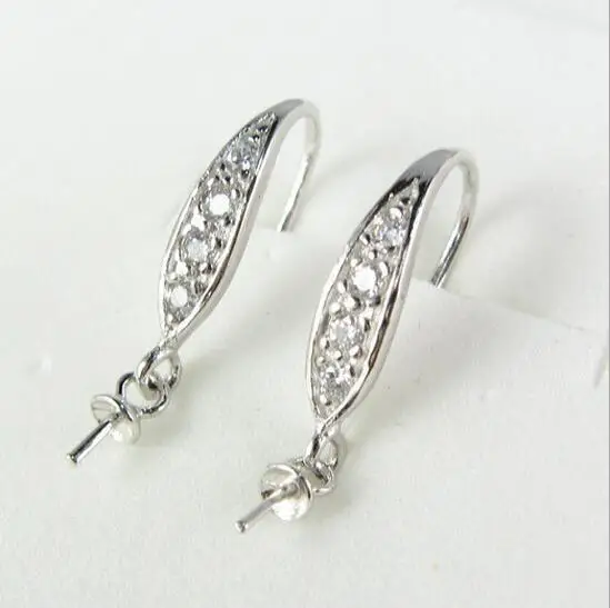 1pairs 925 Sterling Silver Hook Earring Hooks Pearl 1pairs 925 Sterling Silver Hook Earring Hooks Pearl Connector In Drop Earrings From Jewelry Accessories On Aliexpress Alibaba Group