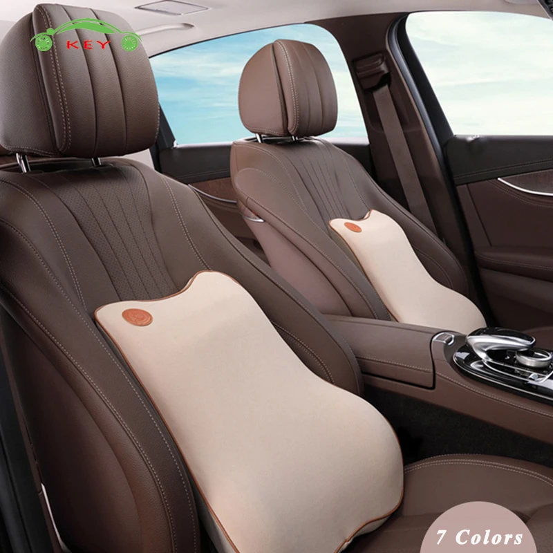 Memory Cotton Car Seat Lumbar Support Massage Waist Cushion Pillow for