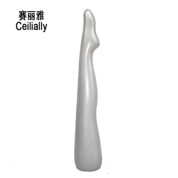

Free Shipping Inflatable PVC Mannequin Single Leg Female Mannequin Dummy Torso Legs Model Show Inflated Model Sock Display Props