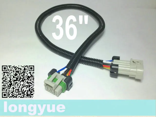 

longyue 2pcs LS1 LS2 LS3 LS6 Camaro Corvette Ignition Coil Relocation Harness extension 36" 90cm wire