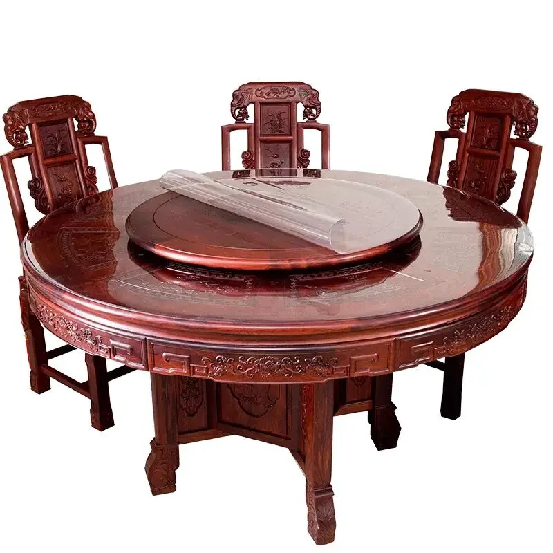 سماط يغطي 1.5 مللي متر PVC سماط شفافة حامي بساط للمكتب لينة طاولة عشاء زجاجية غطاء الثقيلة البلاستيك حصيرة 1.5 مللي متر