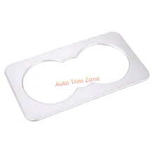 ABS Matt 1 PCS font b Interior b font Rear Armrest Water Cup Holder Cover Trim