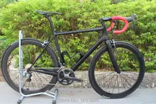 2016 New 54cm Carbon Road Bicycle Frame Fork Internal Di2 BB Right UD Matt Cycling Frame Seatpost Headset 840g
