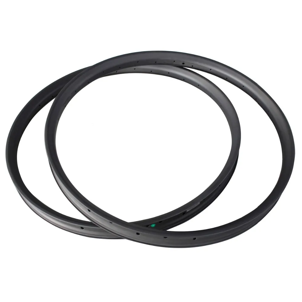 

Popular Carbon clincher tubeless ready UD Matte finish mtb 29+ rimset 50mm width 32holes