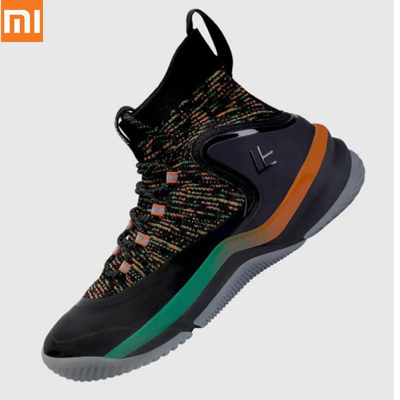 

Original Xiaomi Mijia Freetie Hollow Basketball Shoes Men Thick Insole High-elastic EVU Flying Woven Upper Heel Twist-proof TPU
