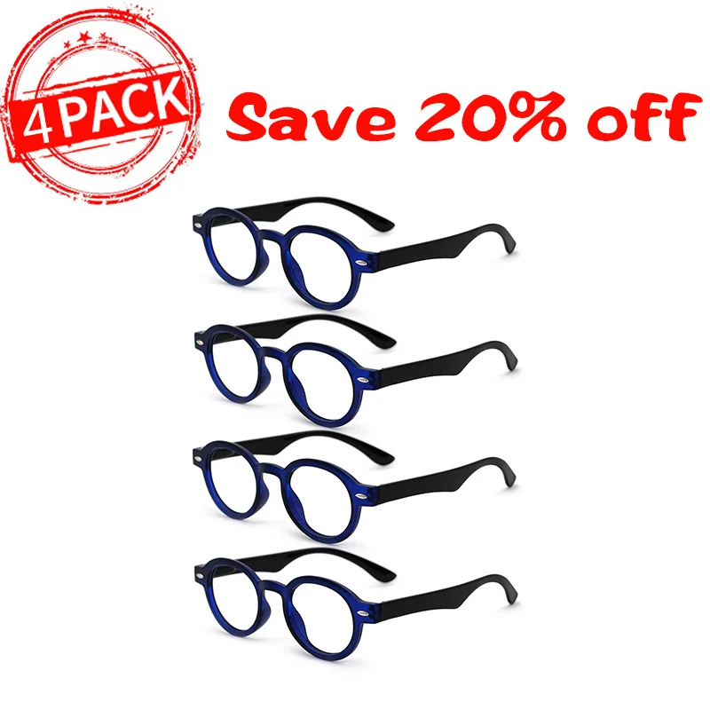 OCCI кафедры, очки для чтения, Для мужчин 1,25 прозрачный покрытая цельной полиуретановой кожей пресбиопические очки с оправой для Для женщин с Чехол+ 1,75 2,25 2,5 2,75 3 3,5 - Цвет оправы: 4C2 blue