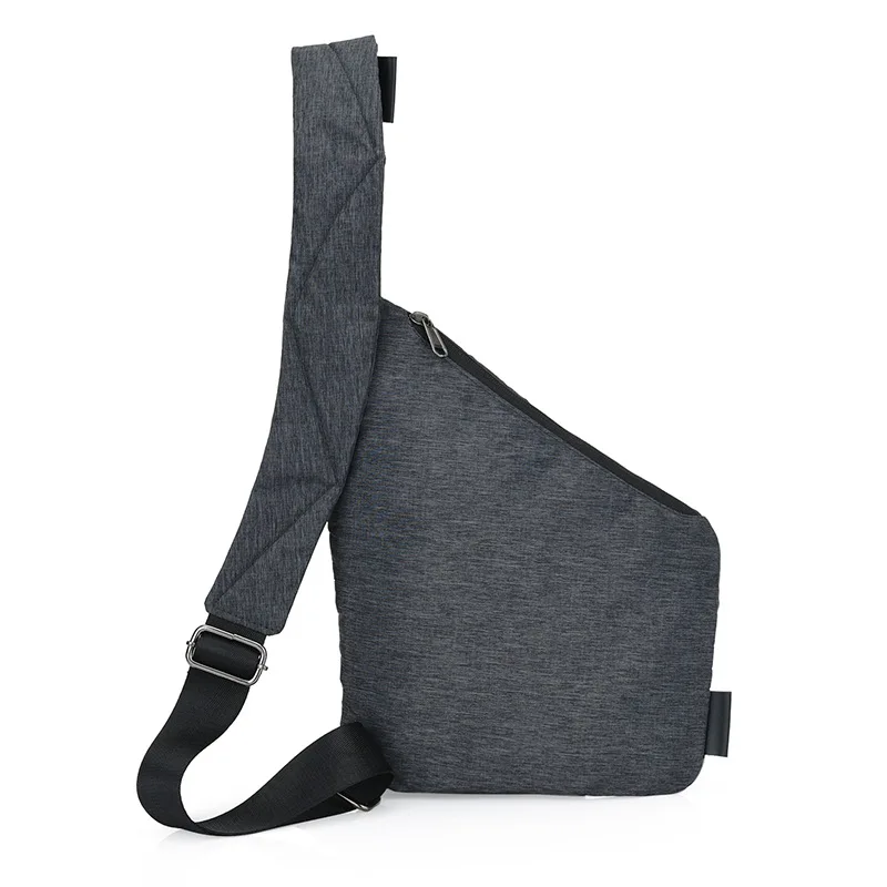 digital sacolas de nylon crossbody Feature 1 : Black Single Shoulder Bags