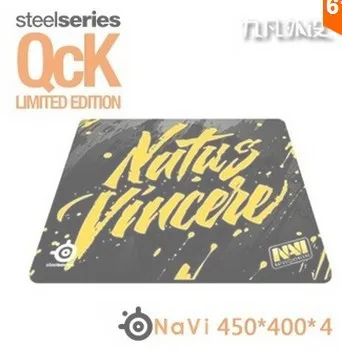 Новое поступление большой коврик для мыши SteelSeries QCK 450 мм * 400 Нави na'vi без игровой