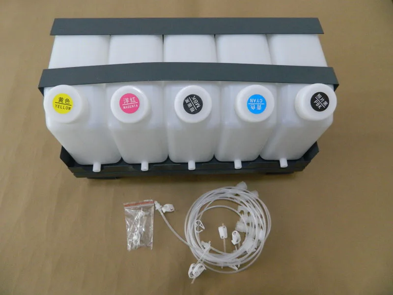 

Easy set up ! Bulk ink system for Epson Surecolor T3200 T5200 T7200 5 colors 2400ml each color