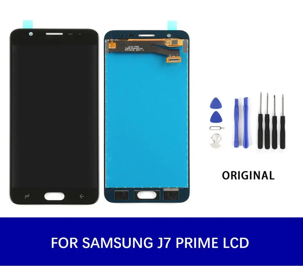 

Original For Samsung Galaxy J7 PRIME G611FHM Lcd Display Screen Touch Digitizer Assembly Black White Gold