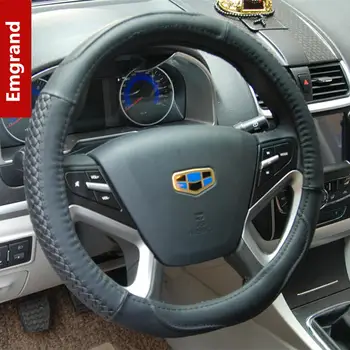 

For Geely Emgrand 7 EC7 EC715 EC718 , EC7-RV EC715-RV EC718-RV,X7 EmgrarandX7 EX7,8 EC8,Cowhide car steering wheel covers