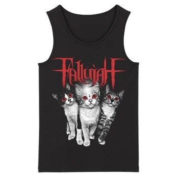 

Bloodhoof Fallujah Heavy Metal Grindcore HardMetal Deathcore Men's Top New Fashion Tank Tops Asian Size