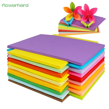

70-230gsm 100pcs A4 Colorful Kraft Paper DIY Handmade Card Making Craft Paper High Quality Copy Paper Thick Paperboard Cardboard
