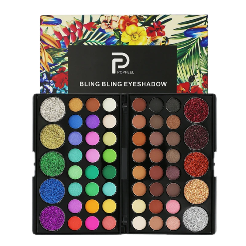 

Popfeel 29 Color Eye Shadow Palette Glitter Matte Waterproof Long-lasting Make Up Pressed Pigment Professional Makeup Palette