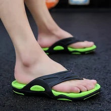 Новая мужская уличная летняя обувь для плавания и пляжа, мужские крутые шлепанцы, Студенческая нескользящая обувь для плавания большого размера