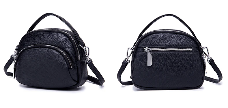 Lomelobo Women Genuine Leather Handbags Lady Litchi Pattern Shoulder Bag Casual Totes & Crossbody bags Female Girl Messenger Bag 2019 HBL222 Details (16)