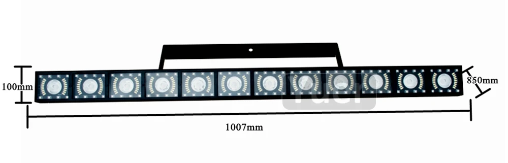 Сценический светильник 100 Вт светодиодный настенный светильник s RGB 3в1 светодиодный мигающий светильник для танцевального клуба DMX512 Disco DJ вечерние светильник ing