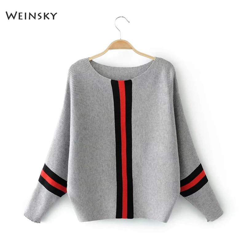 Skup Weinsky Casual Style kobiety dzianiny sweter i pulowery pełna rękaw moda damska swetry damskie zimowe i jesienne