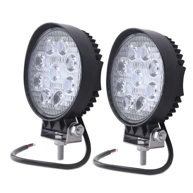 

1Pc 2Pcs ATV 4 inch 27W led work light lamp 12V tractor working lights bar spot Flood off-road off road 4X4 car truck 24V