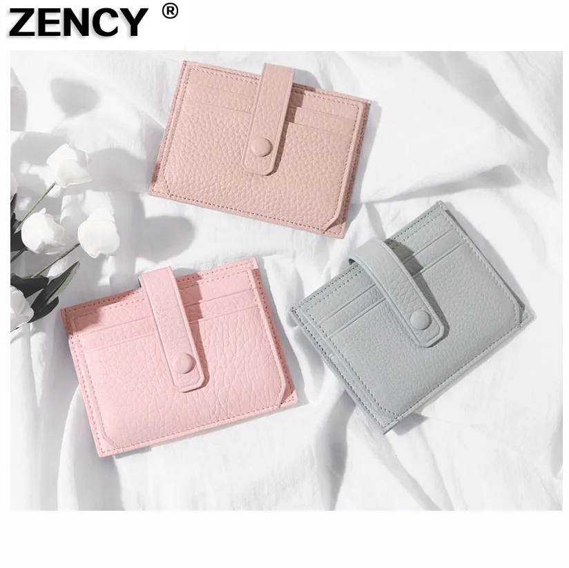 

Mini Size Small 10 Colors 100% First layer Cowhide Genuine Leather ID Bank Business Credit Card Case Holder Unisex Purse Pocket