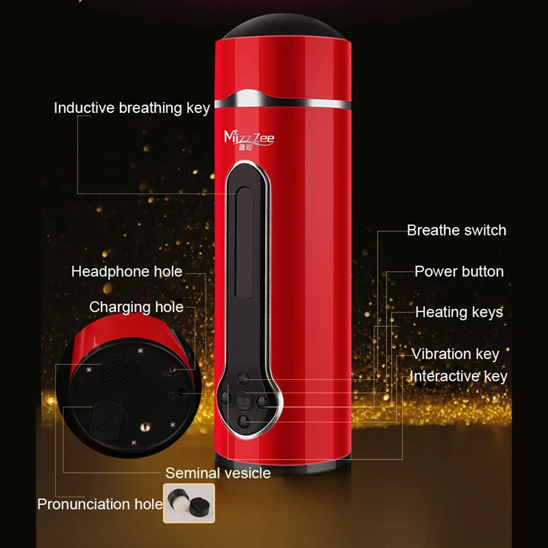 Intelligent Suck Heating Male Masturbator Moaning Interaction Artificial Vagina Adult Sex Machine Sex Toys for Men