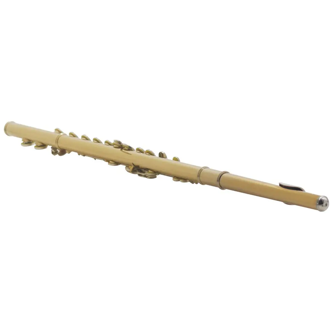 SEWS-Flauta de concierto occidental 16 orificios C instrumento Musical cuproníquel con guantes de paño de limpieza destornillador dorado