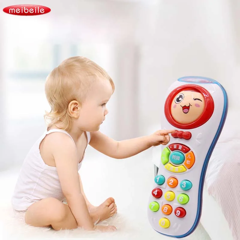 

Baby Toys Changing Face Cellular Music Mobile Phone Early Educational Toys Electric Count Remote Learning Machine Toy Gifts