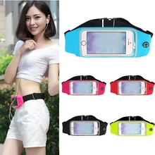 Спортивная поясная сумка для женщин и мужчин, поясная сумка для экрана, водонепроницаемая сумка для бега на ремне, держатель для мобильного телефона, для телефона 4, 5,3, 5,5, 6 дюймов
