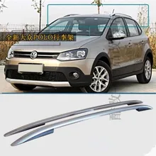 Высокое качество алюминиевый сплав багажник на крышу автомобиля весы для багажа бар подходит для Vw Volkswagen POLO 2012 2013