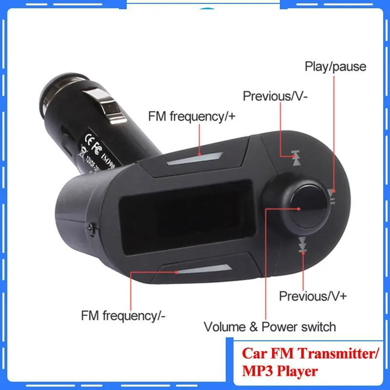 Car-Styling-Car-MP3-Player-Wireless-FM-Transmitter-Modulator-With-USB-SD-LCD-With-Remote-Car (3)