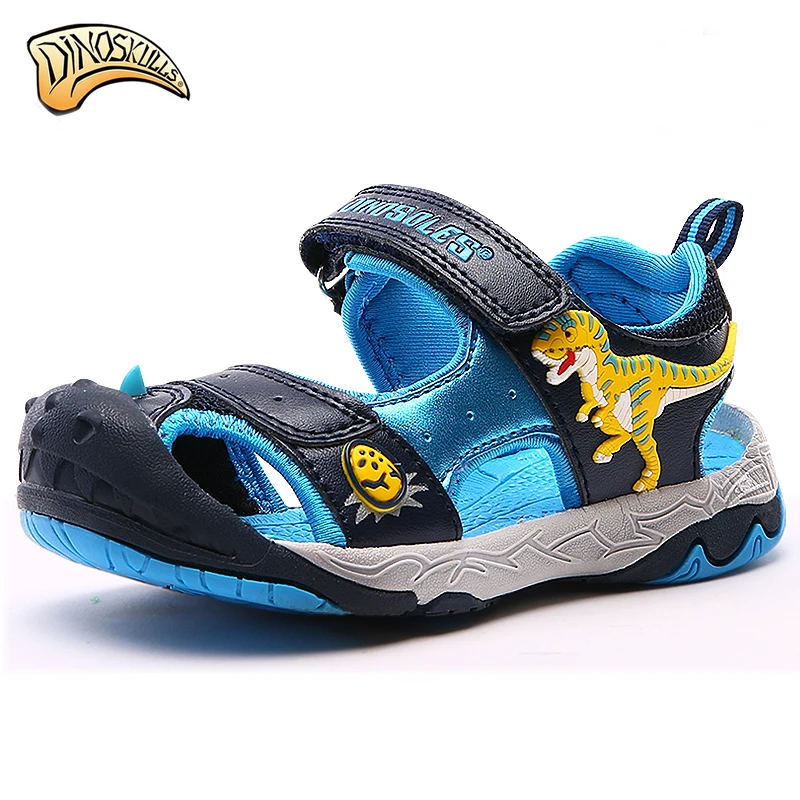 Dinoskulls 2018 Children Summer Beach Sandals for boys kids dinosaur