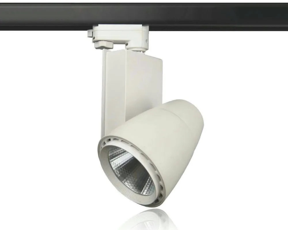 

LED Track Light 45W hop Shoes COB 3 Phase 4 Wire Spot Rail LED Track Spotlight Rail Ceiling Spotlights