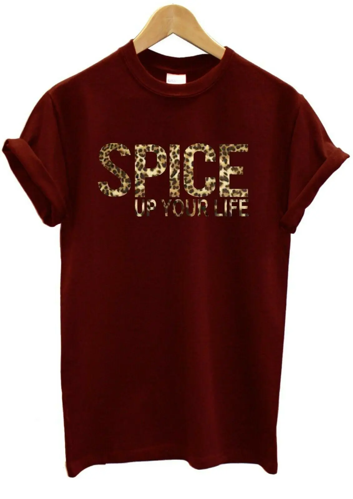 2019 крутая футболка с надписью Spice Up Your Life для девочек страшная взрослых и детей
