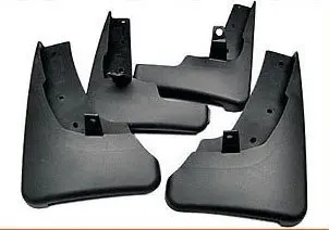 

Car accessory Front & Rear Mudguard Mud Flaps Splash Guard Black Fit For 2008 2009 2010 2011 2012 NISSAN X-TRAIL Free Shipping