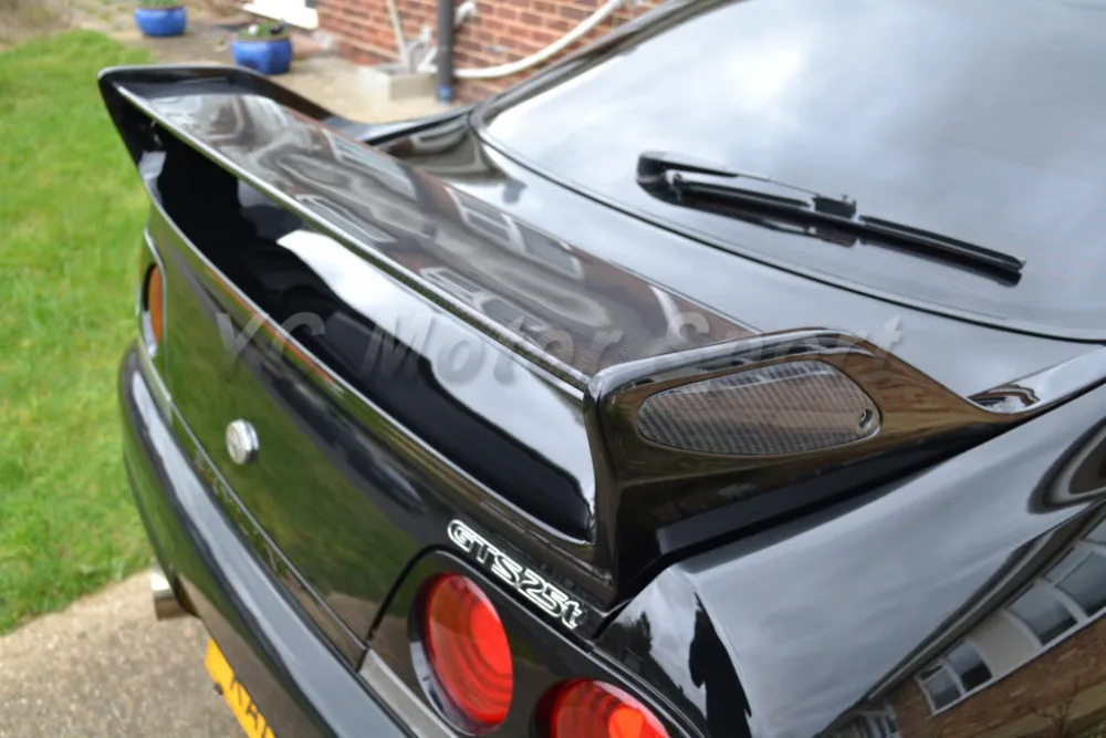 Car Accessories Carbon Fiber OEM Rear Spoiler Blade Fit For 1995 1998