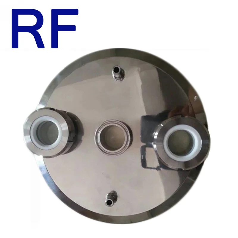 RF " крышка-зажим крышка с 1 шт. 1/4" MNPT, 1 шт. 1/" FNPT, 1,5" наконечник и 1 шт. смотровое стекло SS304 экстрактор запчасти