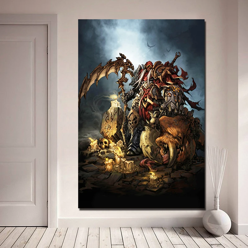 

Apocalypse Four Knights Dark Death Sider HD Canvas Paintings For Living Room Modern Wall Art Oil Painting Poster Home Decor