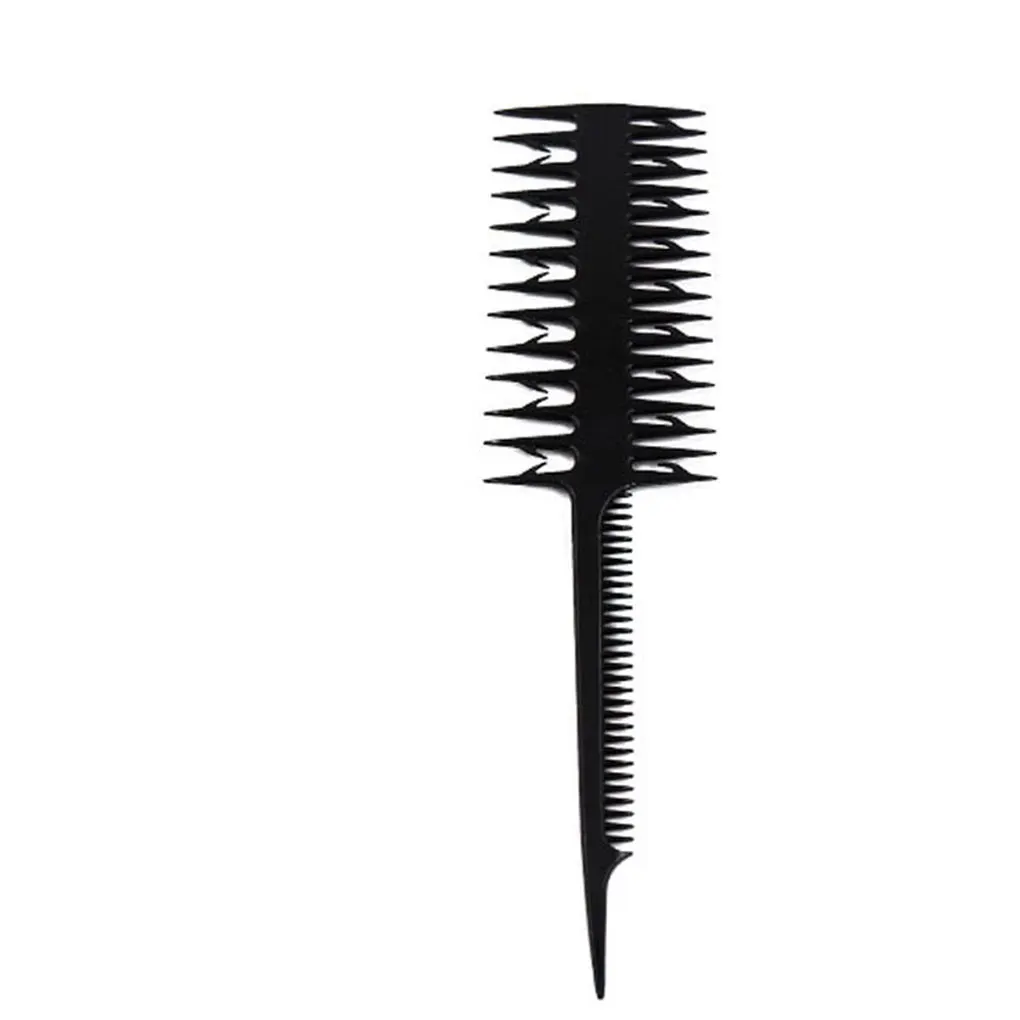 Женская кисть для окрашивания волос с большим зубом салона в форме рыбьей кости