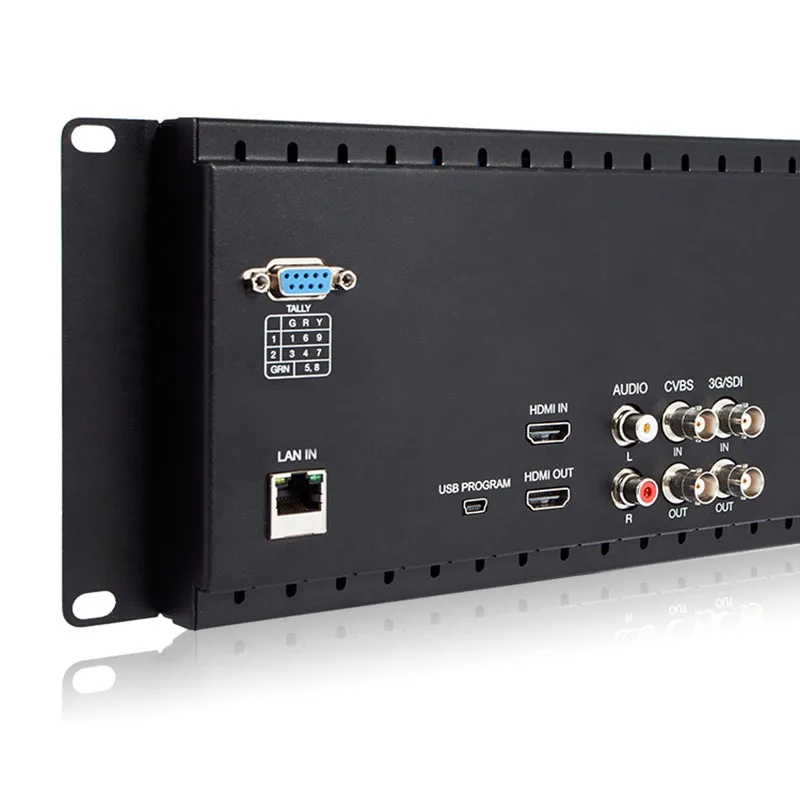 Feelworld D71 7 дюймов ips 3RU камера lcd 3G-SDI HDMI вход выход в стойку монитор " 1280x800 вещания уровень качества монитор