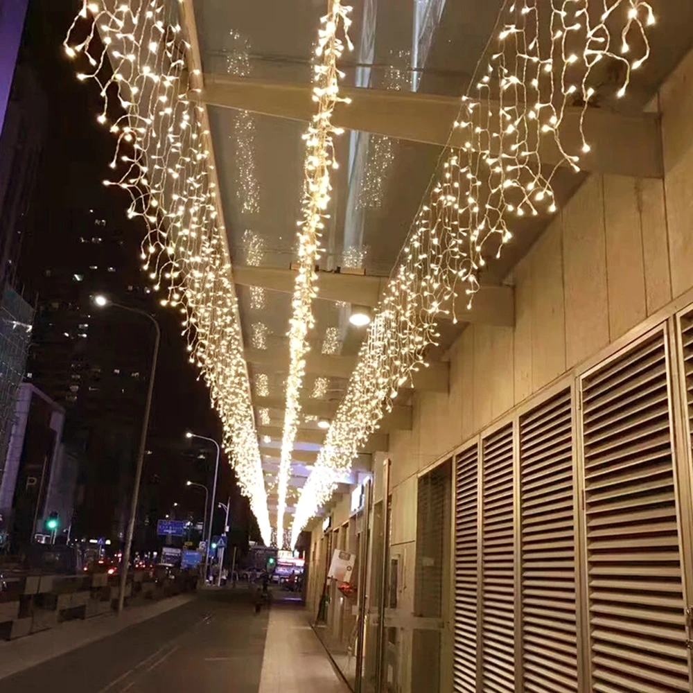 luces decorativas para decoracion de jardin y fiestas guirnalda de luces led de hadas navidad exterior 6m x 0 5 m jq