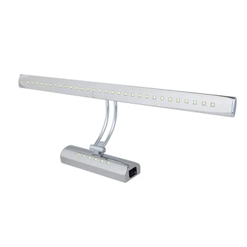 

7W Dual Light Source LED Mirror Light Stainless Steel Cabinet Mirror Light Wall Lamp Bathroom Make-up Lighting