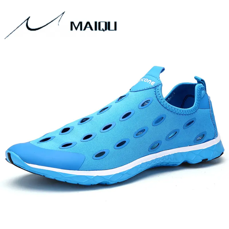 MAIQU Womens Water Shoes Aqua 2016 Summer Breathable Slip