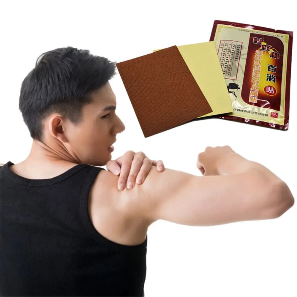 

DISAAR Far infrared Patches Wholesale 80Pcs Ant Venom Essential Oil Magnetic Heating Wild Ants Pain Killer Plaster Tiger Balm