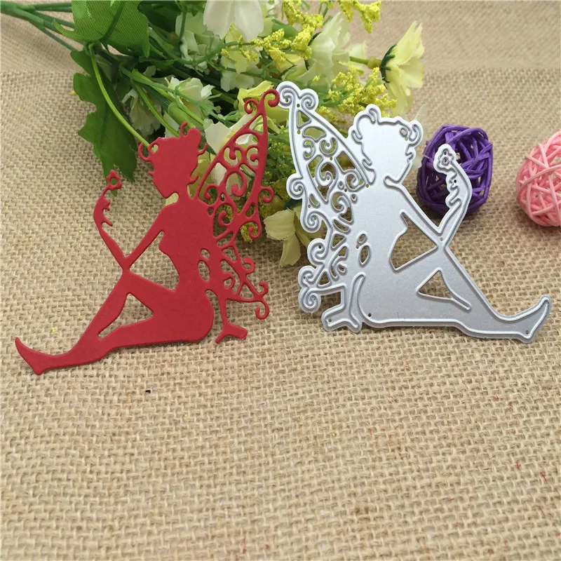 

Angel Cutting Dies Stencil Scrapbooking Embossing Card Album Craft DIY