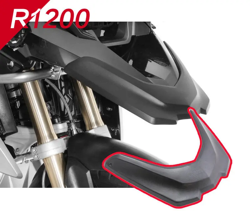 

R1200GS Motorcycle Front Hugger Wheel Cover Cowl Fender Beak Extension For BMW R 1200GS LC Adventure 2013 2014 2015 2016 Black