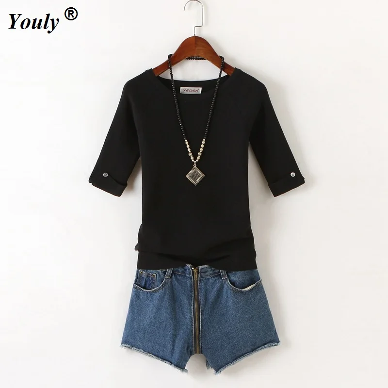 Pullover Sweater Ice Cotton knit Tops women 2022 Autumn Casual Tees Shirt ladies Round Neck slim winter Bottoming tops