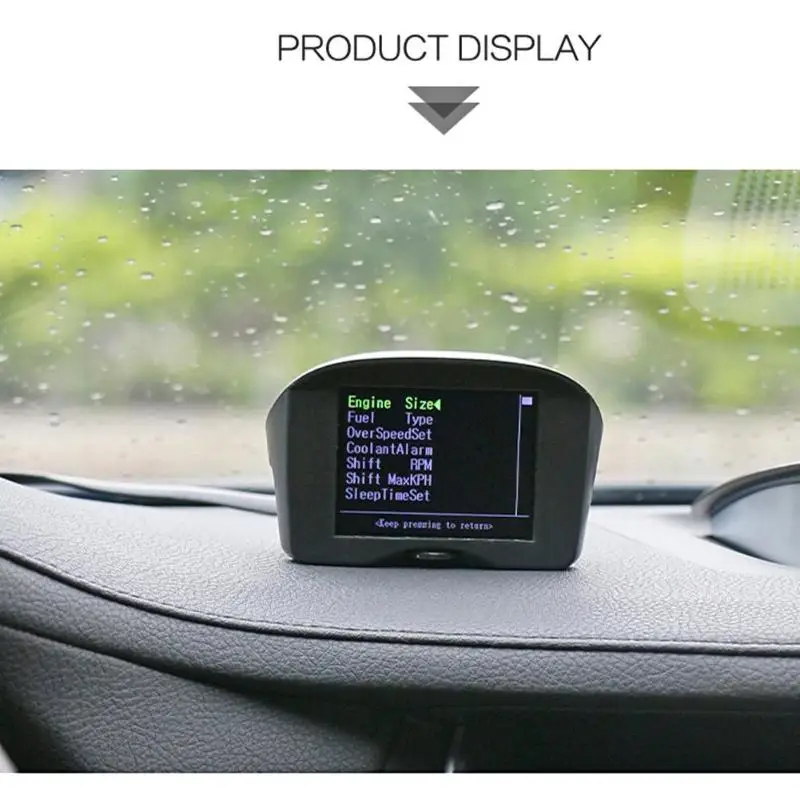 Многофункциональный X50 плюс автомобильный OBD HUD Дисплей Система Предупреждение о превышении скорости проектор лобовое стекло авто цифровое напряжение