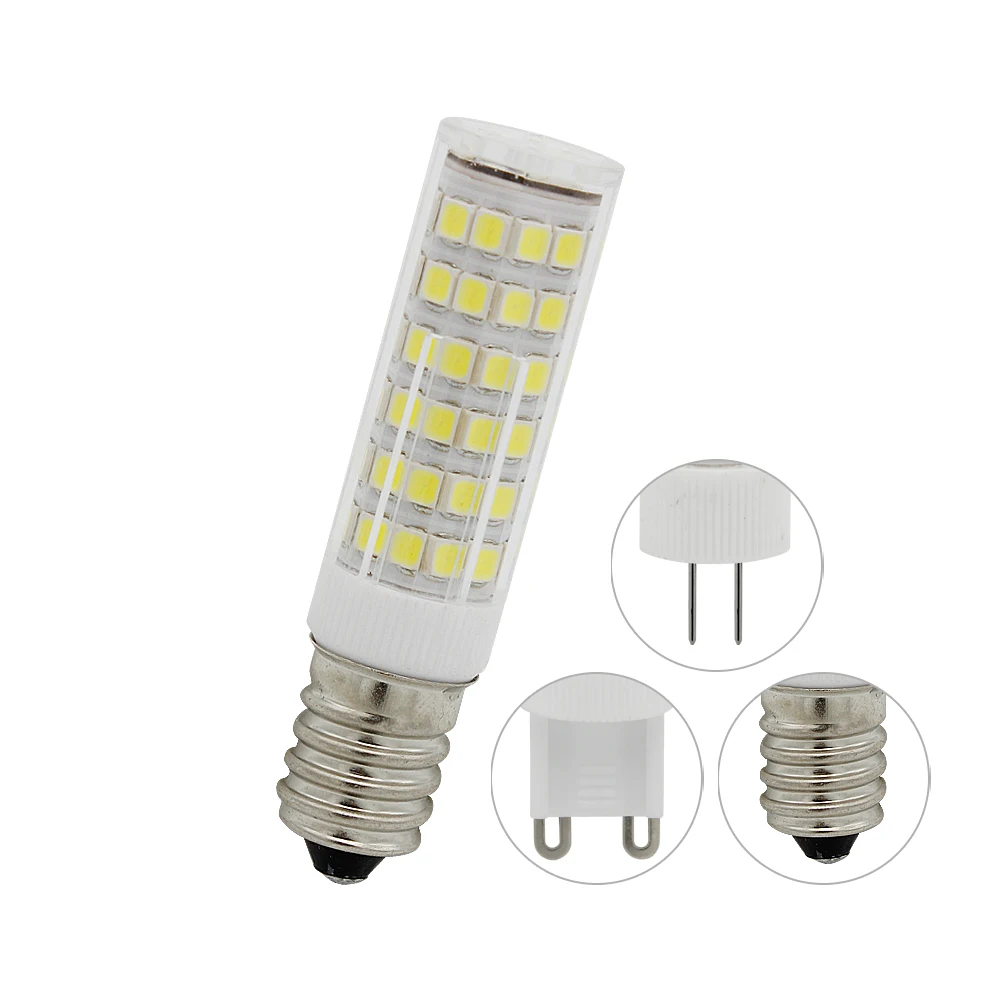 1 шт. E14 G4 G9 LED SMD 2835 без мерцания AC 220 В 33 светодиода 51 светодиод 75 светодиодов лампа