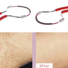 Ручной лица для удаления волос Threading Красота Эпиляторы инструмент JK17