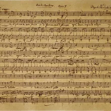 Música manuscritos de Mozart/Beethoven/Chopin cartel de pintura decorativa vintage cartel de pintura en papel Kraft bar lápiz de pared